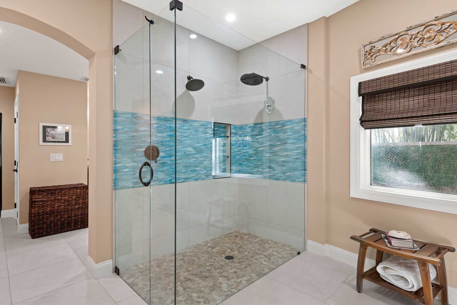 beach inspired bathroom remodel in seminole county