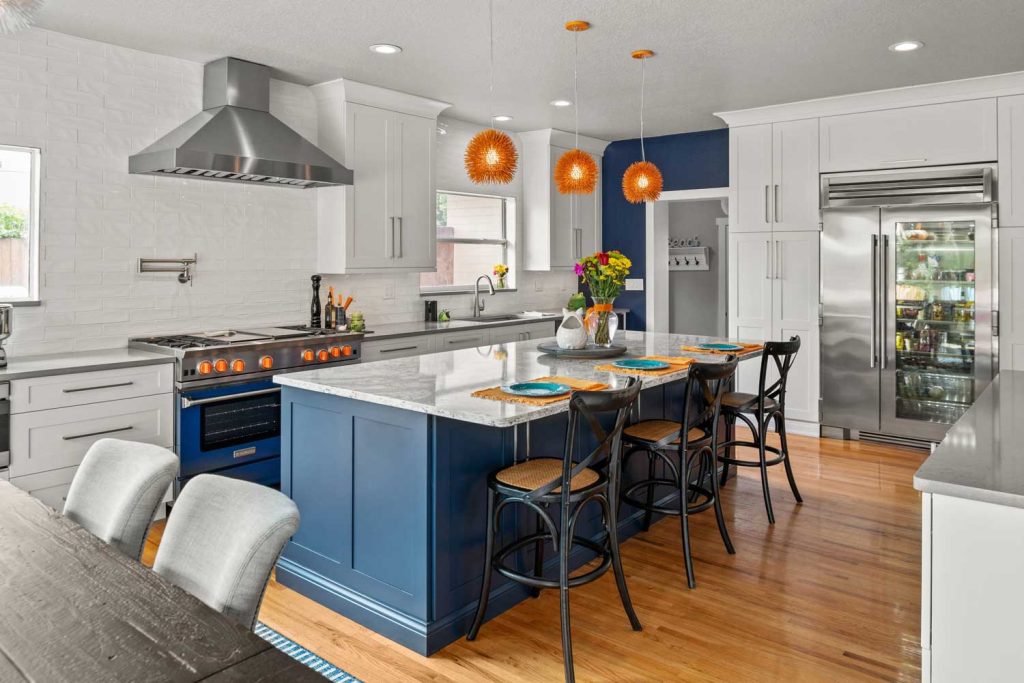 Homeowner Brightened Up Their Kitchen with Pops of Color