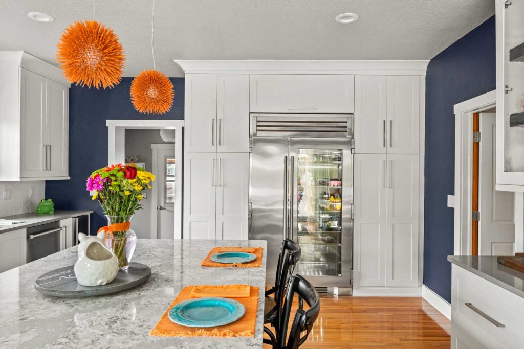 Homeowner Brightened Up Their Kitchen with Pops of Color