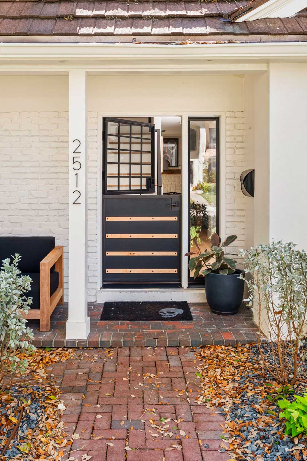 home remodel featuring dutch door in tampa 