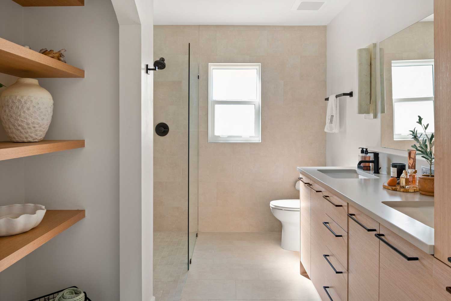 organic modern bathroom remodel in tampa fl 
