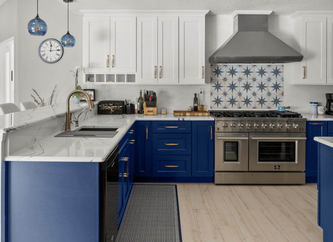blue kitchen in melbourne florida