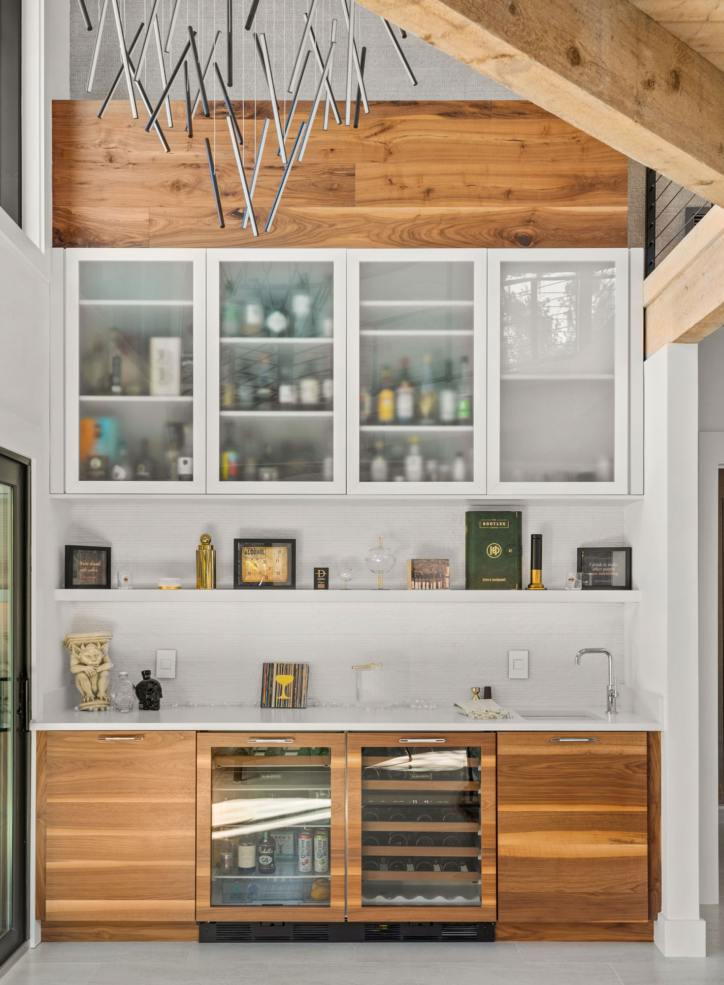 Home Bar home remodel featuring a wet bar