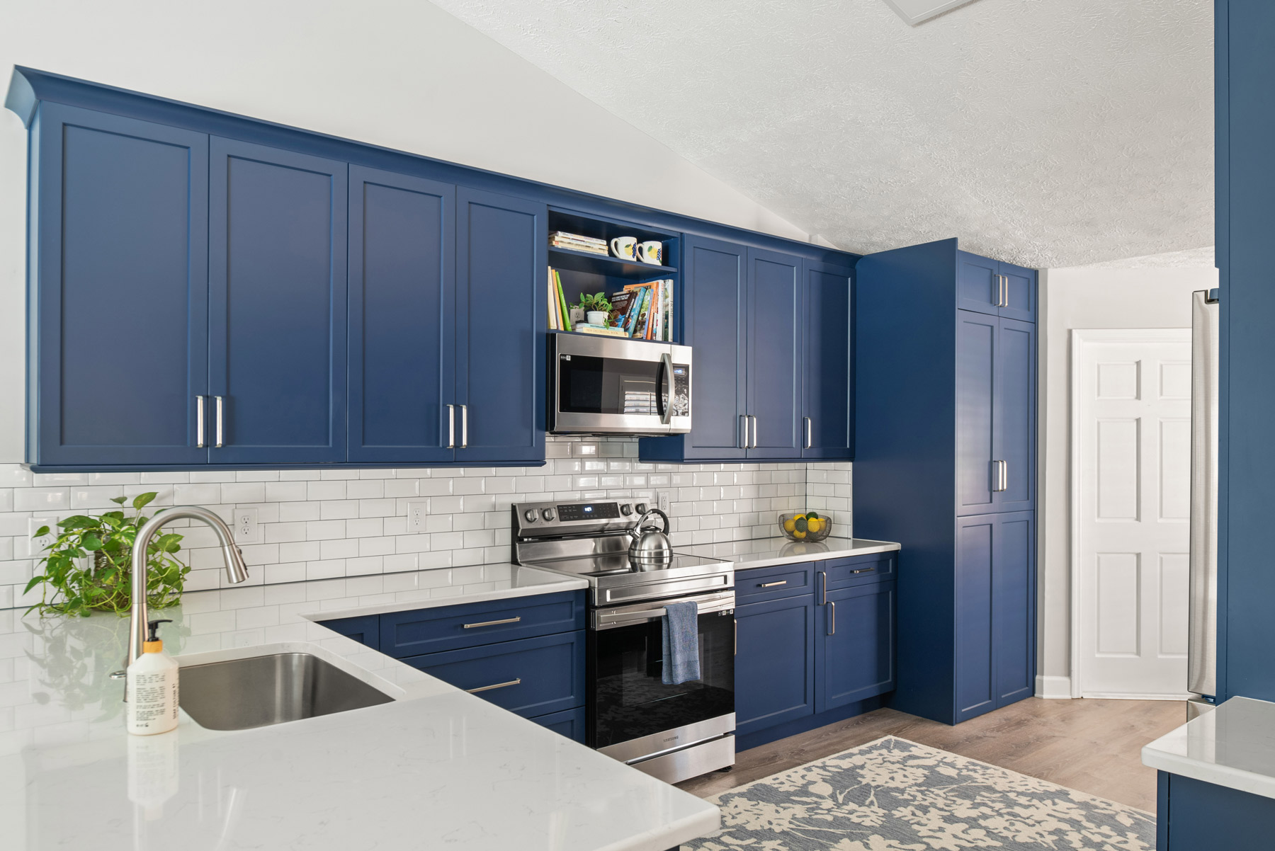 blue cabinets in tampa florida 