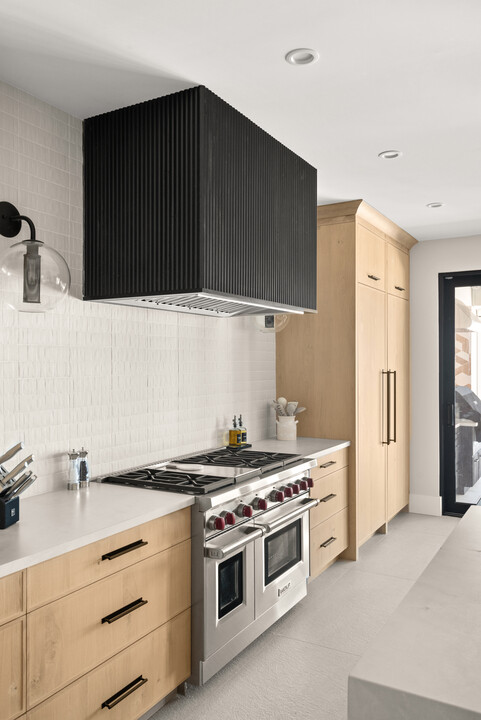 fluted cabinets fluted hood 