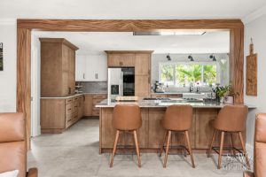 Jessica Road S&W Kitchens Clearwater remodel wood cabinets