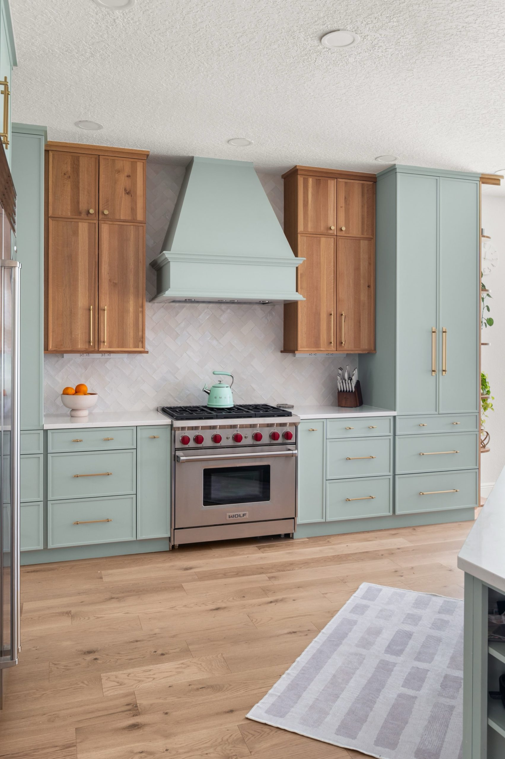 Amelia Pond Drive two-toned kitchen remodel